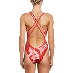 Nike Hydrastrong Tie Dye Spiderback One Piece -Swim Gear Sales nessb007 614 alt1