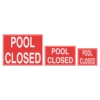 Pool Closed Sign -Swim Gear Sales pool closed sign