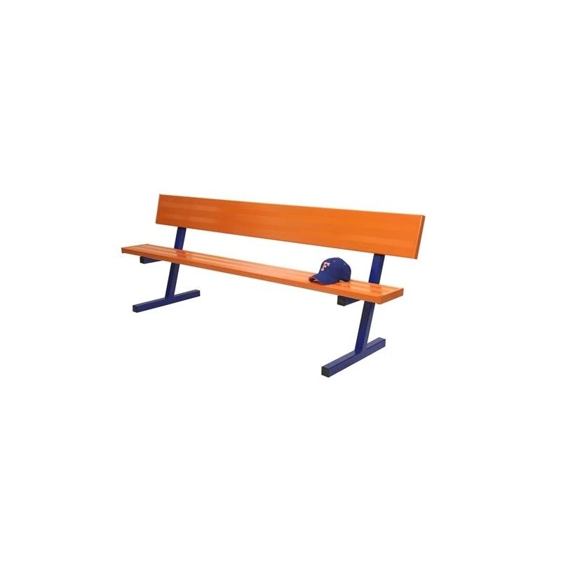 Powder Coated Player Benches With Back 3 Powder Coated Player Benches With Back
