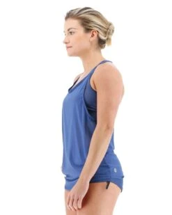 TYR Solid Madison 2 In 1 Tank -Swim Gear Sales tmaso7a solid madison 2in1 tank slate 1 4