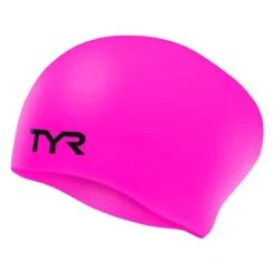 TYR Long Hair Wrinkle-free Swim Cap -Swim Gear Sales tyr long hair wrinkle free swim cap 2