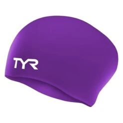 TYR Long Hair Wrinkle-free Swim Cap -Swim Gear Sales tyr long hair wrinkle free swim cap 4