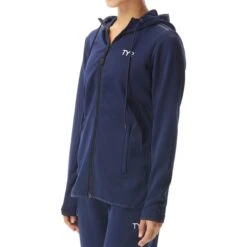 TYR Women's Alliance Podium Hoodie -Swim Gear Sales wtfzh2a 401 alt05 1